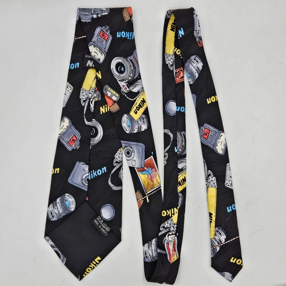 Rare Nikon camera photography enthusiast Tie